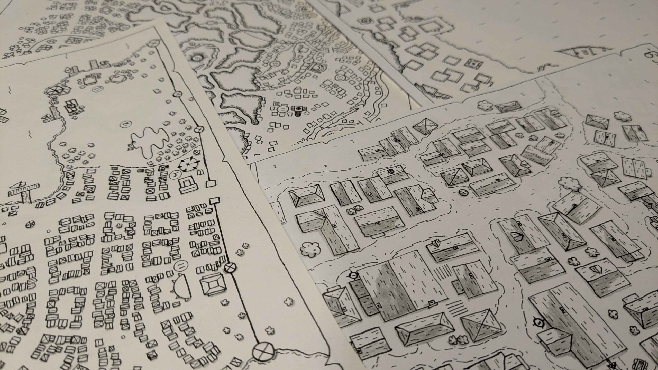 Map Drawing Workshop: Cities and Towns by MapsByMarieke